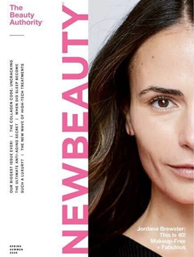 Magazine cover featuring beauty and skincare topics.